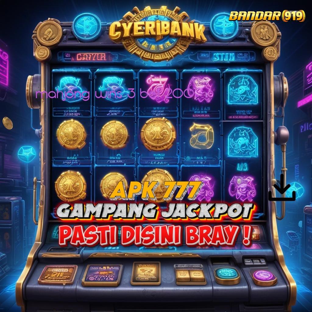 MAHJONG WINS 3 BET 200 💯 semangat dalam tantangan