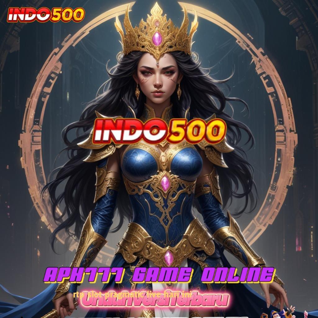 RTP SLOT PRAGMATIC LIVE HARI INI ➿ Renungkanlah Pola Baru Spin Gampang Hari Ini