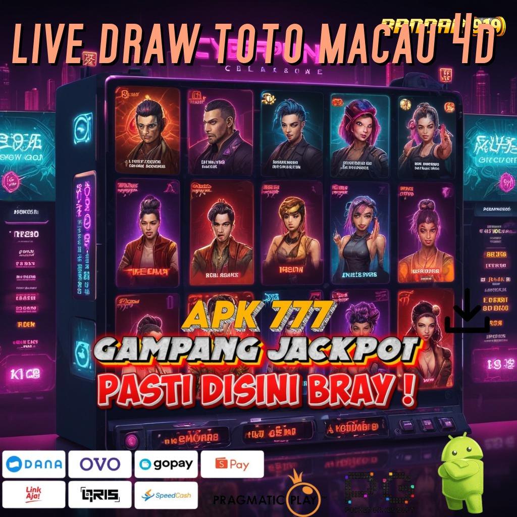 LIVE DRAW TOTO MACAU 4D | Perdana Ungkap Link Sederhana