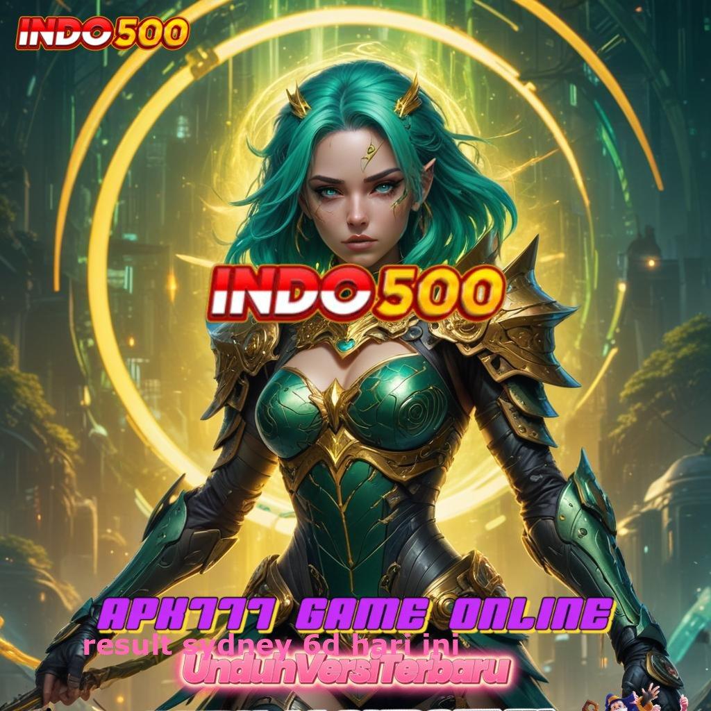 RESULT SYDNEY 6D HARI INI ➽ Auto Jackpot dengan Angka RTP Tinggi