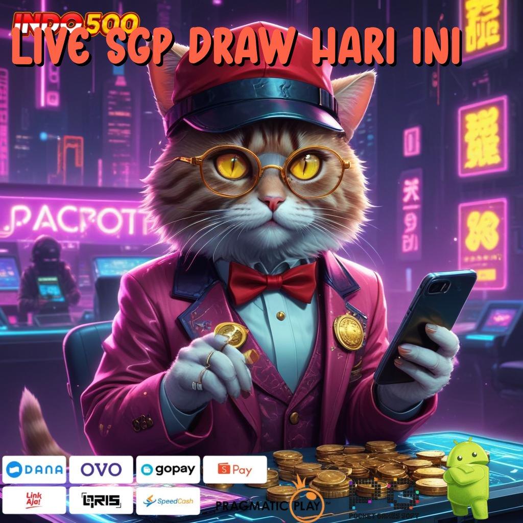 LIVE SGP DRAW HARI INI Tajir Member Baru Pasti Aplikasi Slot Olympus, Slot yang Penuh Energi